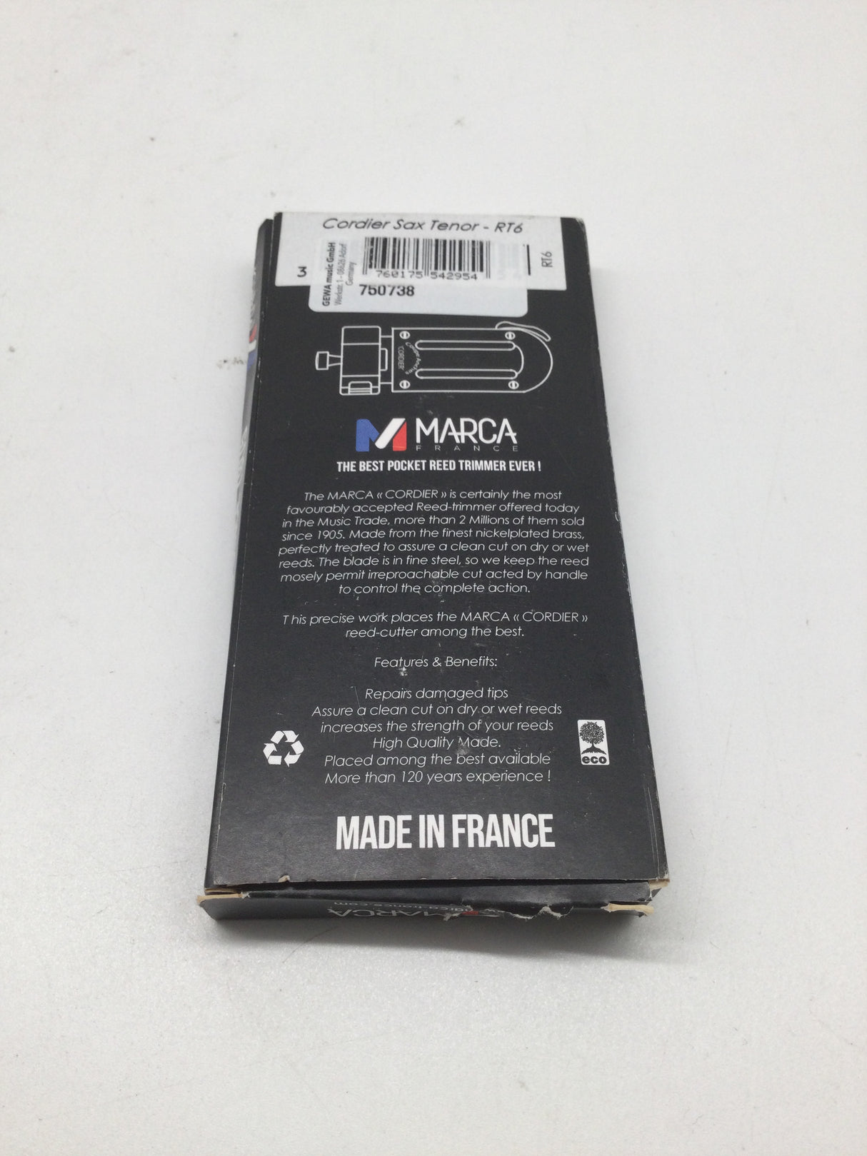 🎷 Marca France Cordier Blattschneider – B-Ware!
