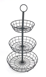 French Country Obstschale, 3-Stöckig (B-Ware)