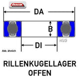 SKF Rillenkugellager 6311 – 55×120×29 mm, offenes Lager (B-Ware)