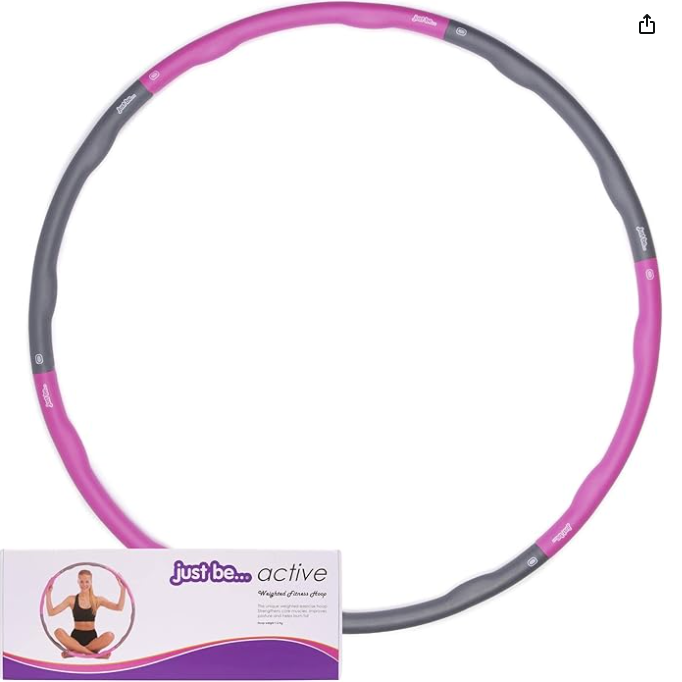 Hula Hoop Reifen für Erwachsene rosa 1,2kg