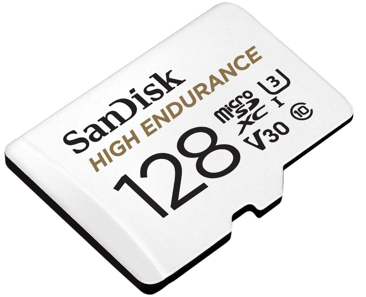 SanDisk High Endurance microSDXC Speicherkarte 128 GB + Adapter