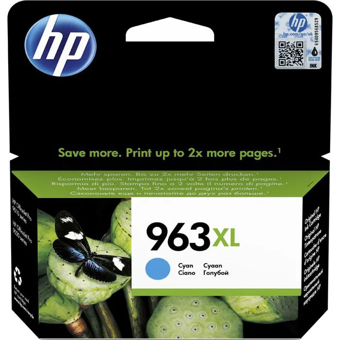 🌟 HP 963XL Cyan Original Druckerpatrone 3JA27AE – 1600 Seiten 🌟