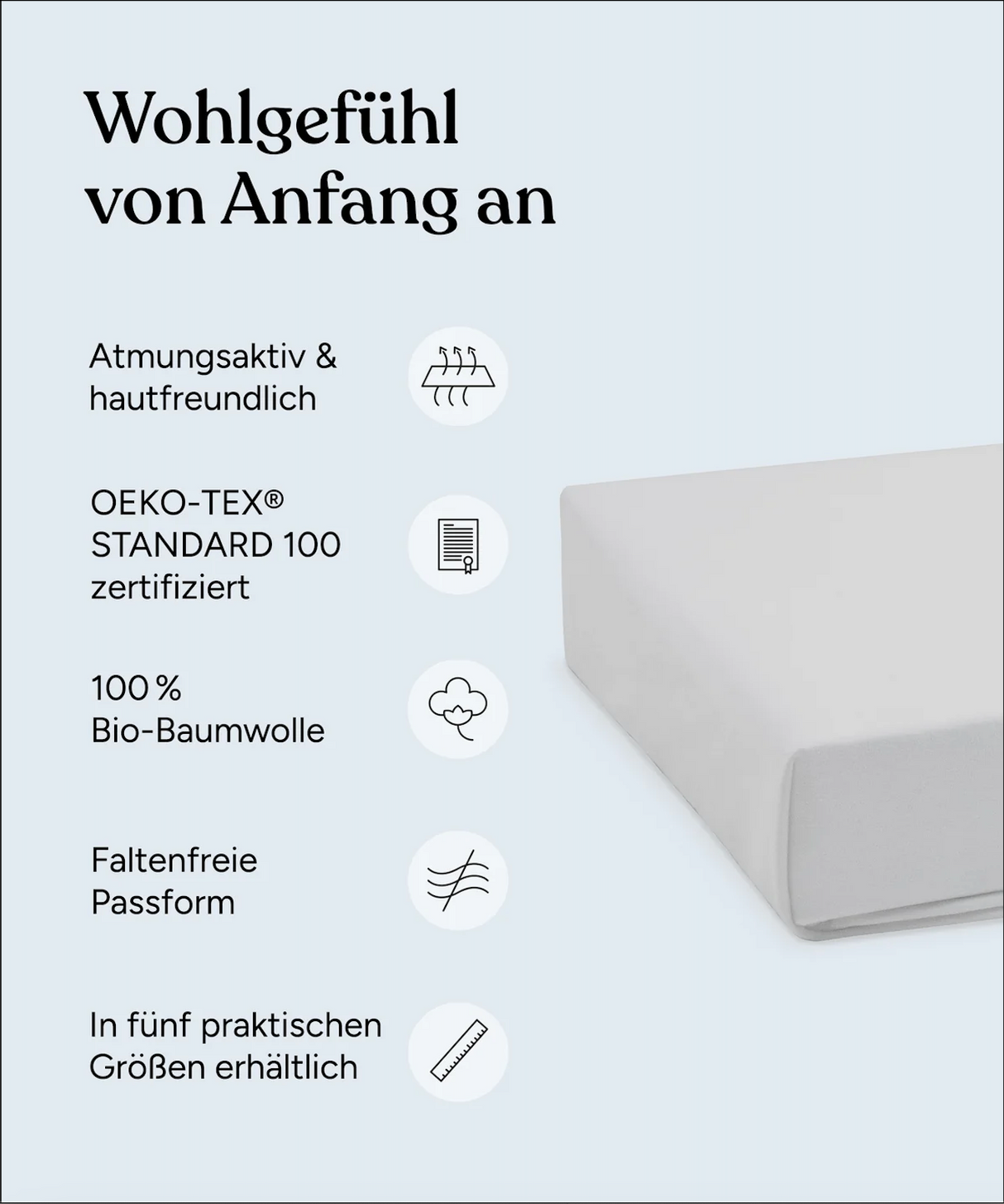 🛏️ Ehrenkind Spannbettlaken 180x200cm – B-Ware!