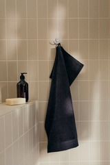 🛁 H&M Handtuch aus Baumwollfrottee – Schwarz