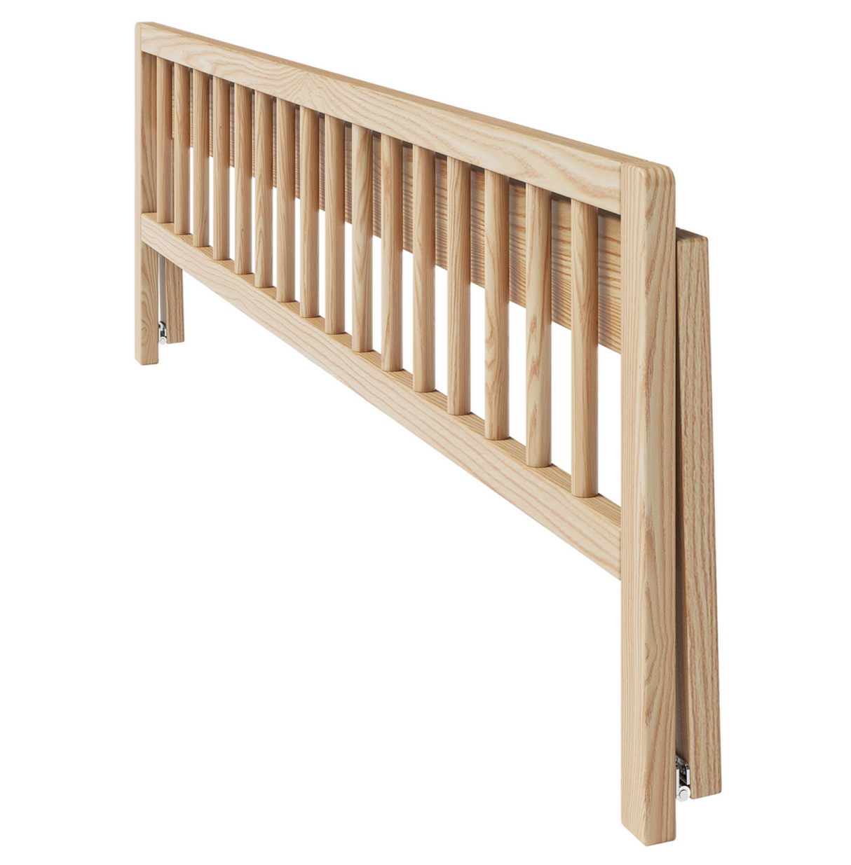 Bellabino Yuna Bettschutzgitter – 37 × 115 × 33 cm, natur, Kiefer massiv