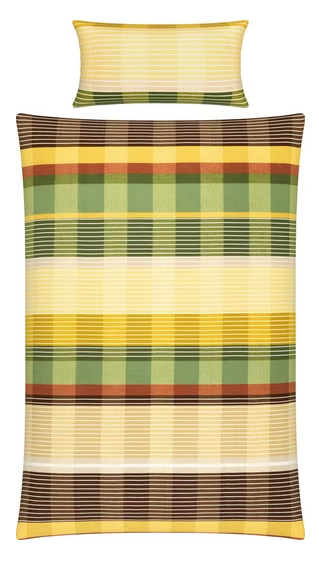 Bettwäsche Mix & Match „Karo“ – 135x200 cm + 40x80 cm