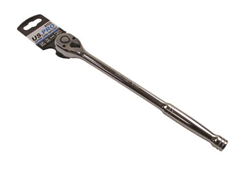 US PRO Extra Long 3/8" Ratsche 280 mm – 72 Zähne, Quick Release (Modell 4153)