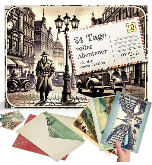 🔍🎄 Adventskalender Rätsel 2024 – Detektiv Escape Adventskalender | MILULA STUDIOS - OVP