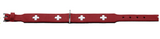 🐶 HUNTER Halsband Swiss 55/M – Rot/Schwarz - B-Ware