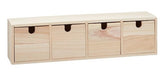 🗄️ Artemio Schubladenschrank Holz 44×10×15 cm – Beige, neu