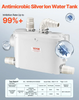 🚽 VEVOR Hebeanlage 500 W mit Zerkleinerer