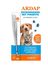 ARDAP 2-in-1 Zeckenhaken aus Edelstahl