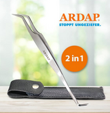 ARDAP 2-in-1 Zeckenhaken aus Edelstahl