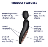 🖤 Satisfyer Wand-erland Massagestab Schwarz