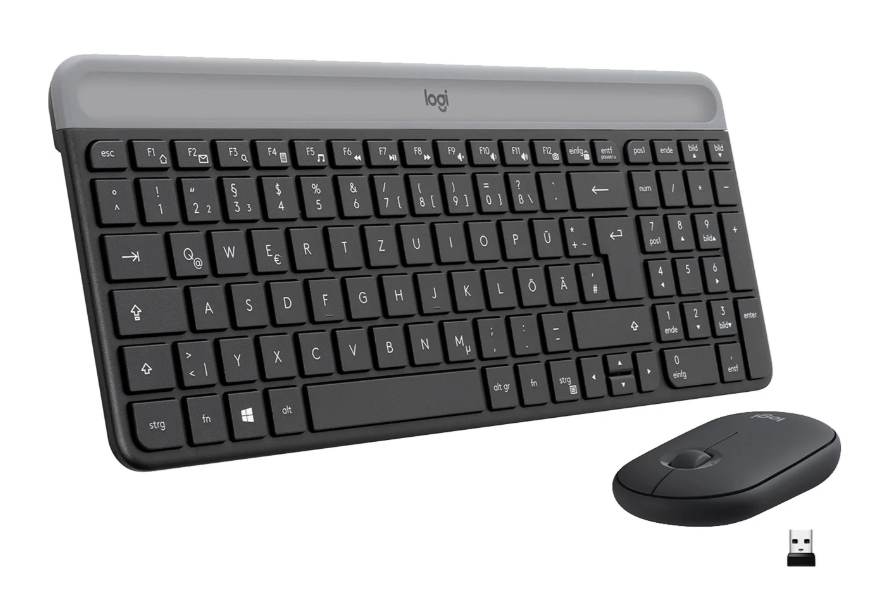 💻 Logitech MK470 Slim Combo – Graphit, DE-Layout (B-Ware)