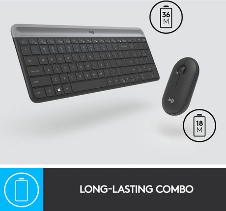 💻 Logitech MK470 Slim Combo – Graphit, DE-Layout (B-Ware)