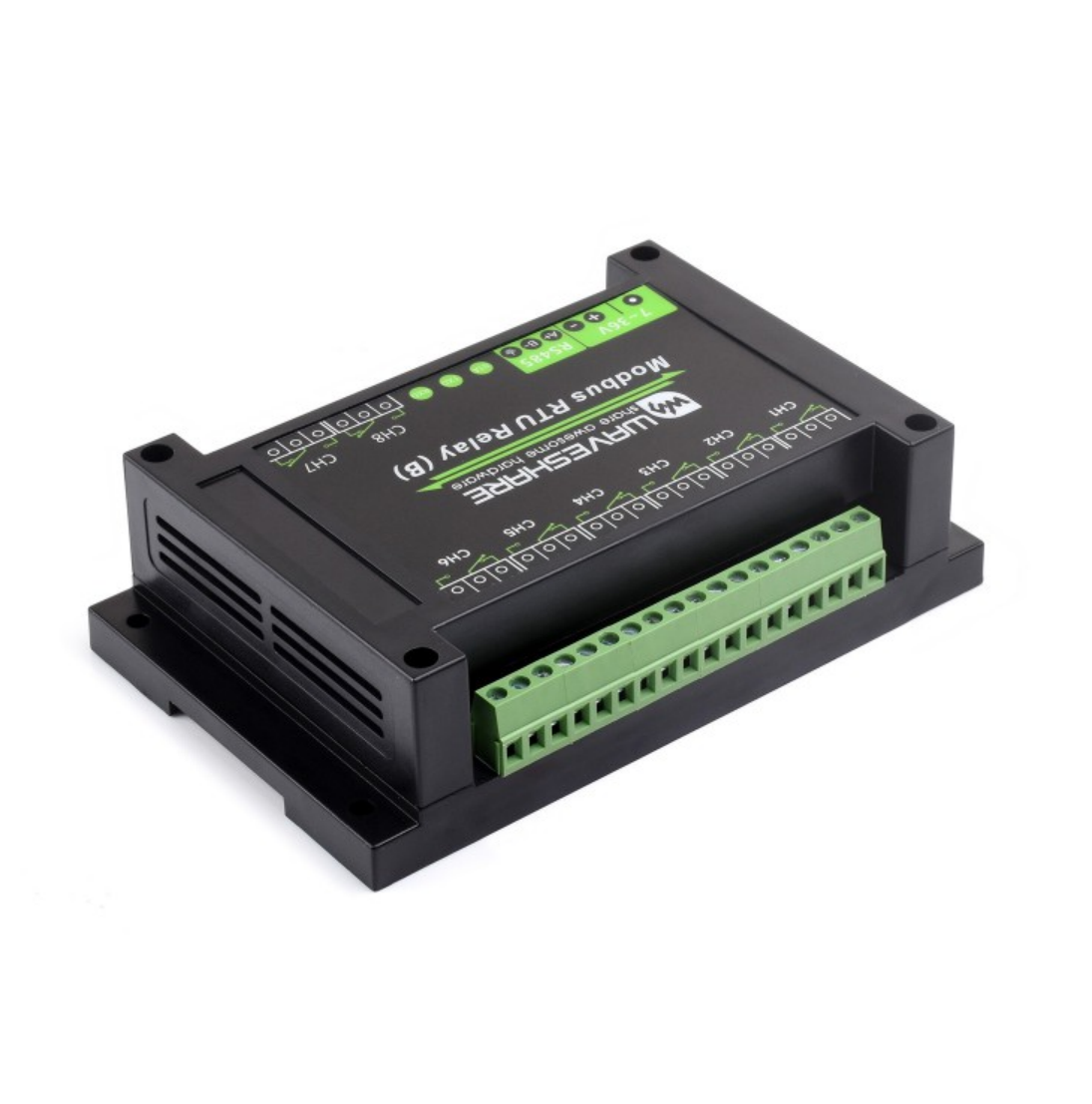 Waveshare Industrial Modbus RTU 8-Channel Relay Module (B)