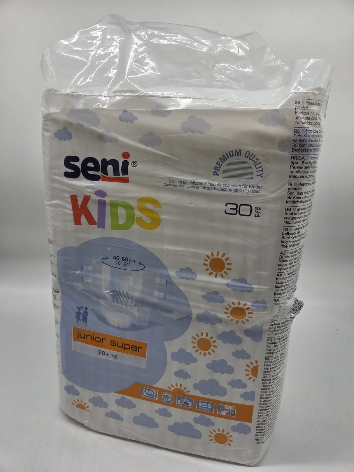 🧒 Seni Kids Junior Super (20+ kg) – 30 Stück - B-Ware