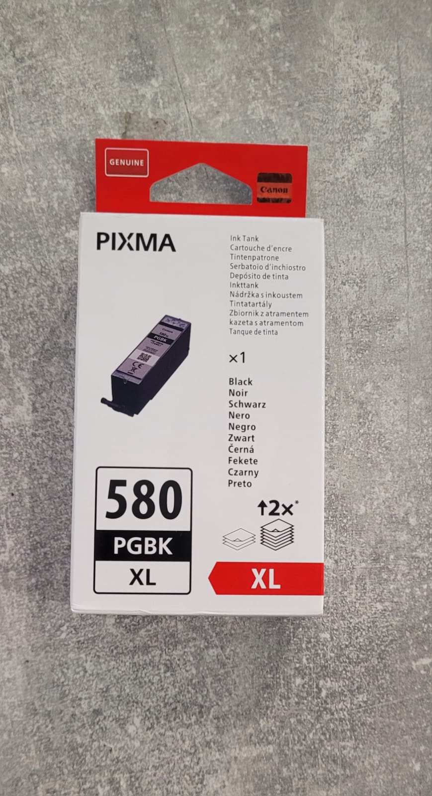 🖨️ Canon PGI-580XL Schwarz Tinte – B-Ware!