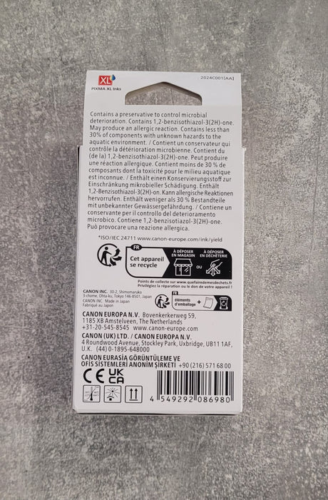 🖨️ Canon PGI-580XL Schwarz Tinte – B-Ware!