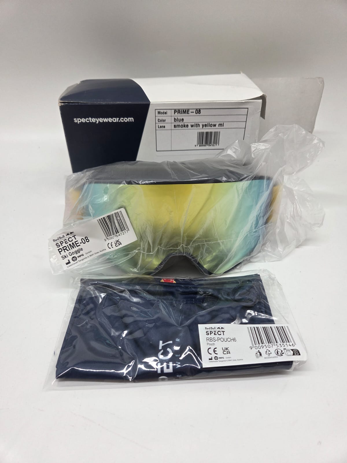 🎿 Red Bull SPECT Prime 008 Skibrille – B-Ware!