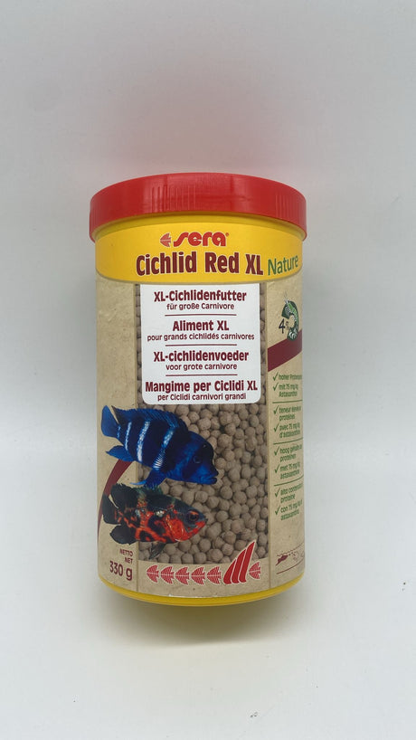 🐟 sera Cichlid Red XL 1 L – Hauptfutter für große Cichliden, farbfördernd - neu