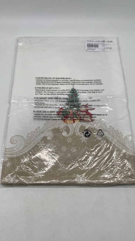 🎄 Raebel Mitteldecke „Teddy-Bescherung“ 85×85 cm – Weihnachtliche Tischdecke 🧸 - neu