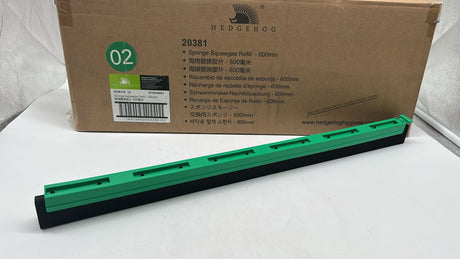 🧽 Hedgehog Sponge Squeegee Refill 600 mm – Grün, neu