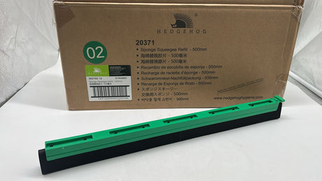 🧽 Hedgehog Sponge Squeegee Refill 500 mm – Grün, neu