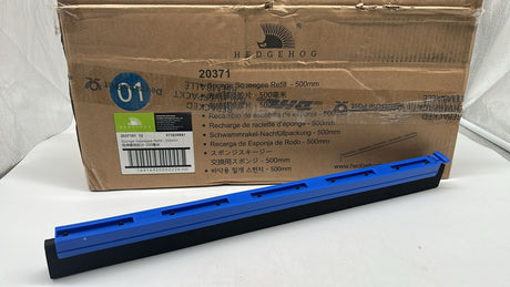 🧽 Hedgehog Sponge Squeegee Refill 500 mm – Blau, neu