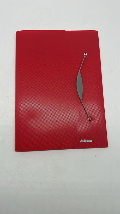 📁 Esselte Vivida Eckspannmappe A4 Rot – PP 300g, mit Gummizug, neu