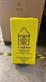 🏠 Unifloc Zellulose-Schüttdämmung 14 kg – Wärmedämmung für Dach, Wand & Boden, neu