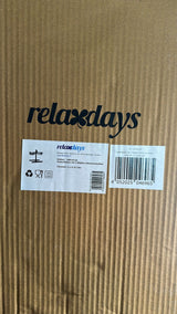 🐶 Relaxdays Futterstation Hund – 2×2,2 l Edelstahlnäpfe, höhenverstellbar - B-Ware