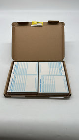 📅 Terminzettel Praxis – 12×50 Blatt, blau, 6 Termine pro Zettel, neu