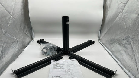 ☂️ Plattenständer Standard – Anthrazitgrau, stabile Sonnenschirm-Befestigung, neu