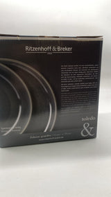 🍽️ Ritzenhoff & Breker Toledo Speiseset 8-tlg. – Grau, Steinzeug, neu