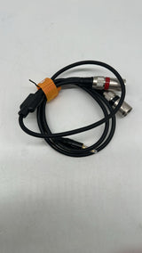 🎧 Tisino 3,5 mm auf 2× XLR Kabel 1 m – Y-Splitter Adapter für Mischpult & Verstärker - B-Ware