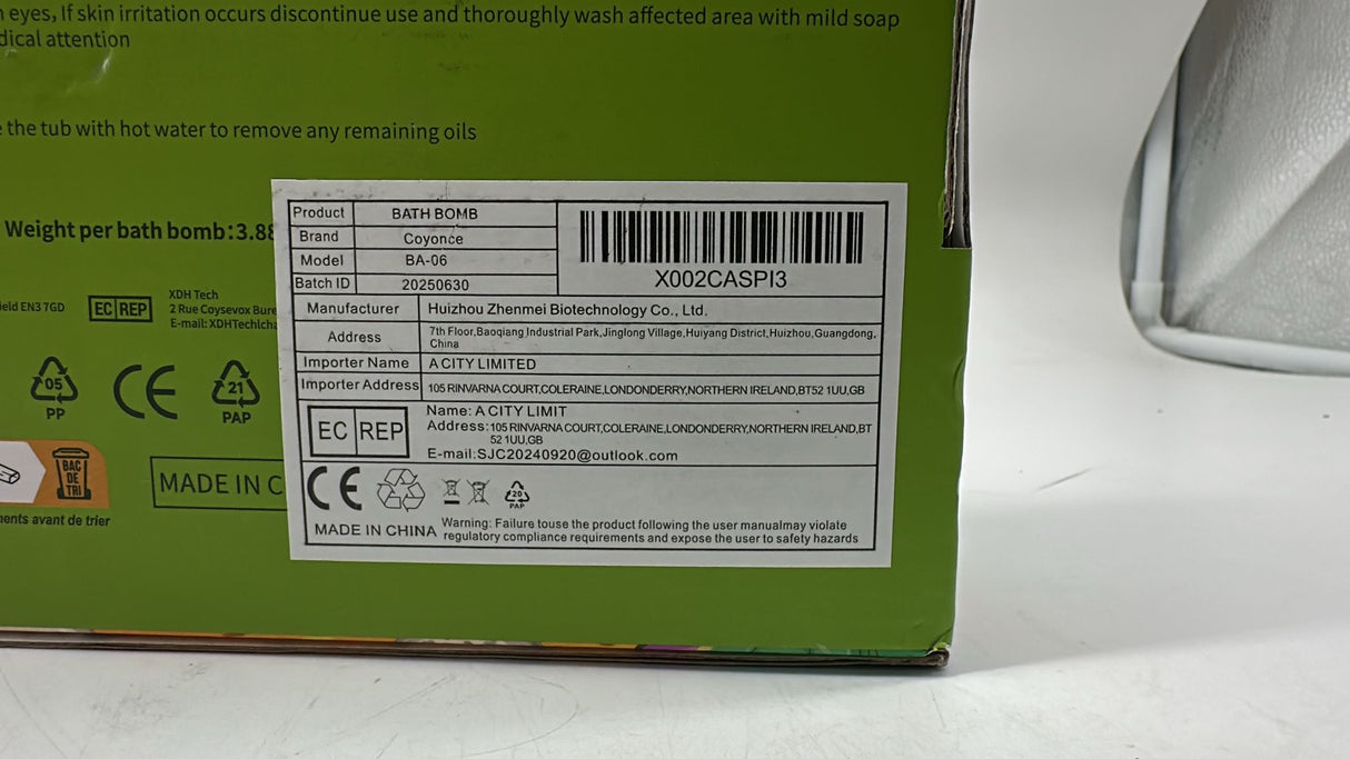 🦖 Badebomben Kinder Set mit Dino-Überraschung – 6 Düfte, 110 g, neu