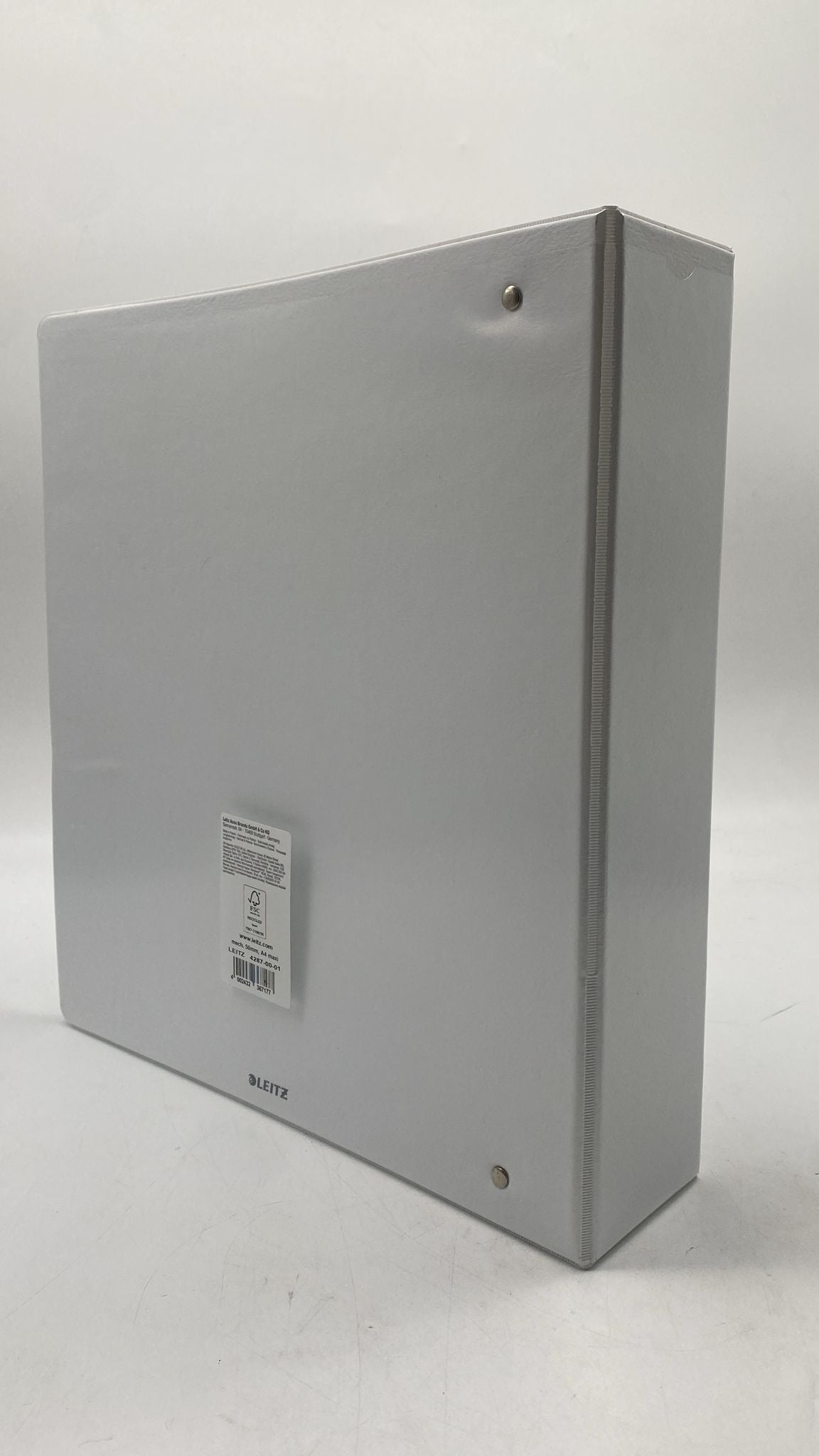 📂 Leitz Präsentationsringbuch A4 Überbreite – 50 mm, 4 D-Ring, Weiß, neu
