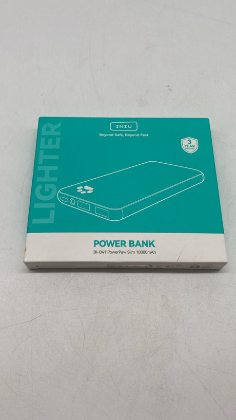 🔋 INIU Power Bank 10.000 mAh – Ultra Slim, USB-C, Schwarz, neu