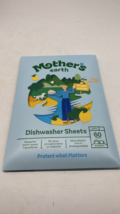 🌿 Mothers Earth Spülmaschinen-Blätter – umweltfreundliches Geschirrspülmittel - neu