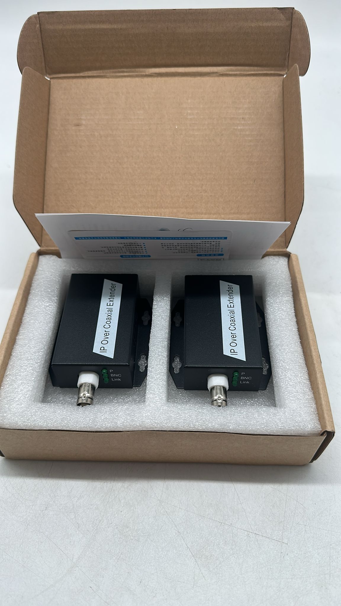 🌐 IP Netzwerk zu Koaxial Extender Set – Ethernet Konverter für CCTV bis 500 m - B-Ware