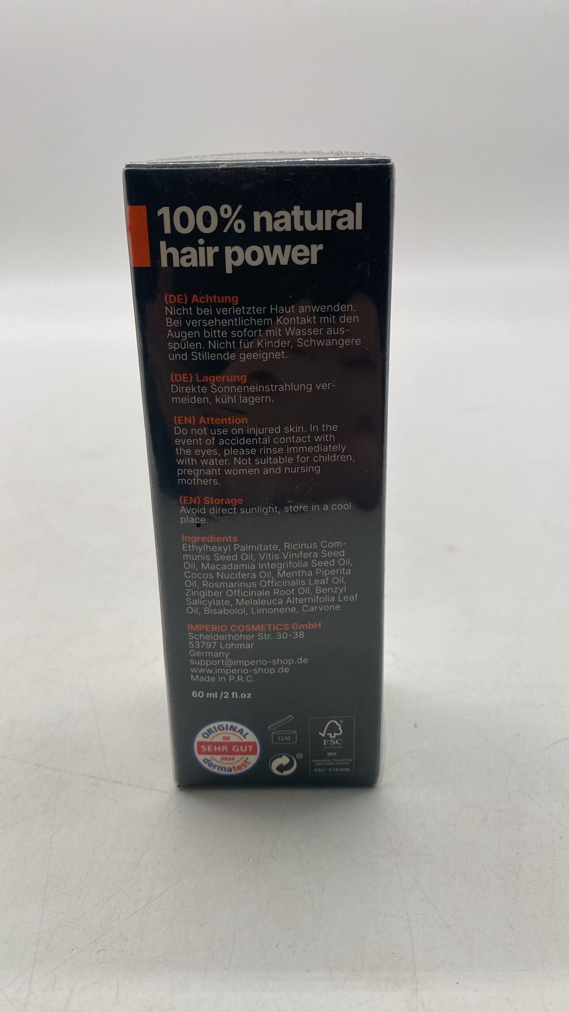 💆 IMPERIO Rosmarin+ Haaröl 60 ml – revitalisierendes Pflegeöl für Haarwachstum - neu