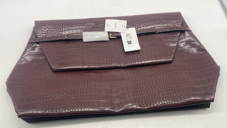 👜 H&M Oversized Clutch Weinrot – elegante Handtasche - neu