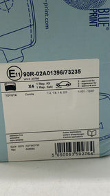 🚗 BLUE PRINT ADT342133 Bremsbeläge vorne – Satz Vorderachse - B-Ware