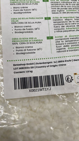 🕯️ molinoRC Sojawachs 1,8 kg – Kerzenwachs pflanzlich DIY Premium - neu