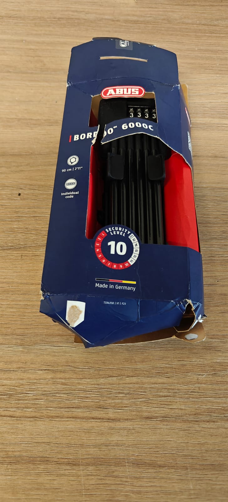 🔒 ABUS Bordo 6000C 90cm mit Halter – B-Ware!