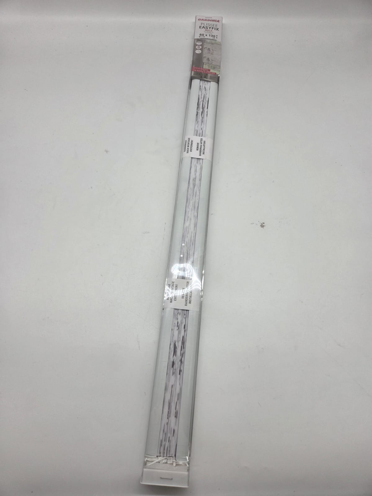 🪟 Gardinia Plissee 60×130 cm „Bella Blätter“ – B-Ware!