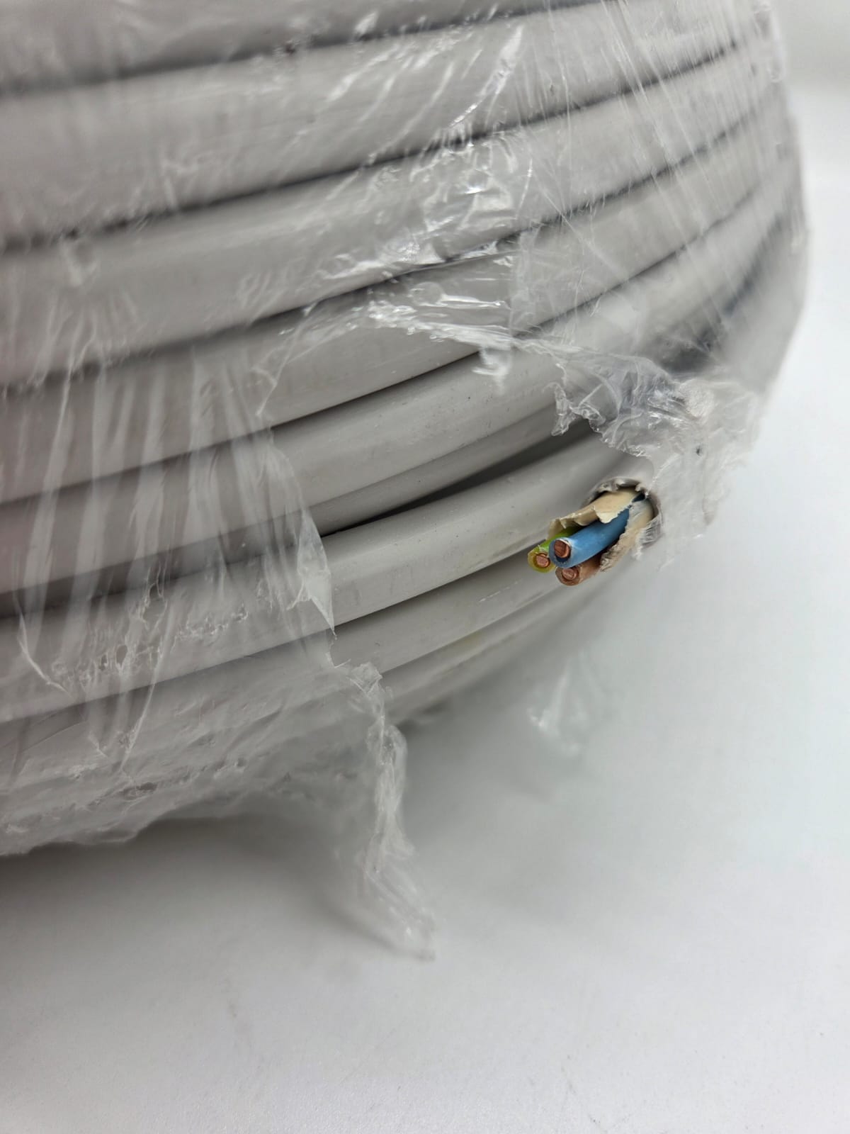 ⚡ 100 m Mantelleitung NYM-J 3×2,5 mm² grau (B-Ware)