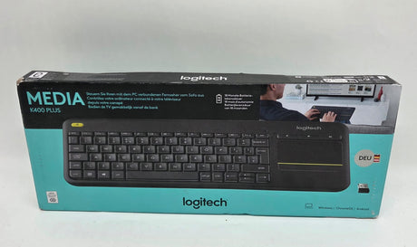 ⌨️ Logitech K400 Plus Wireless Tastatur – B-Ware!